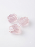 Faceted Rose Quartz stone